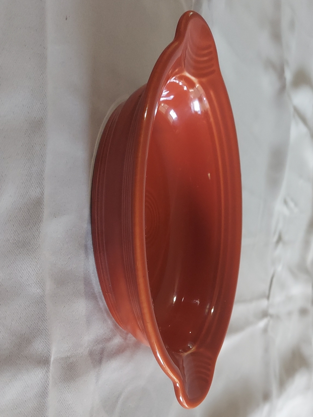 Fiesta 9 1/8 Inch Oval Individual Casserole 13 OZ Paprika - Picture 6 of 7